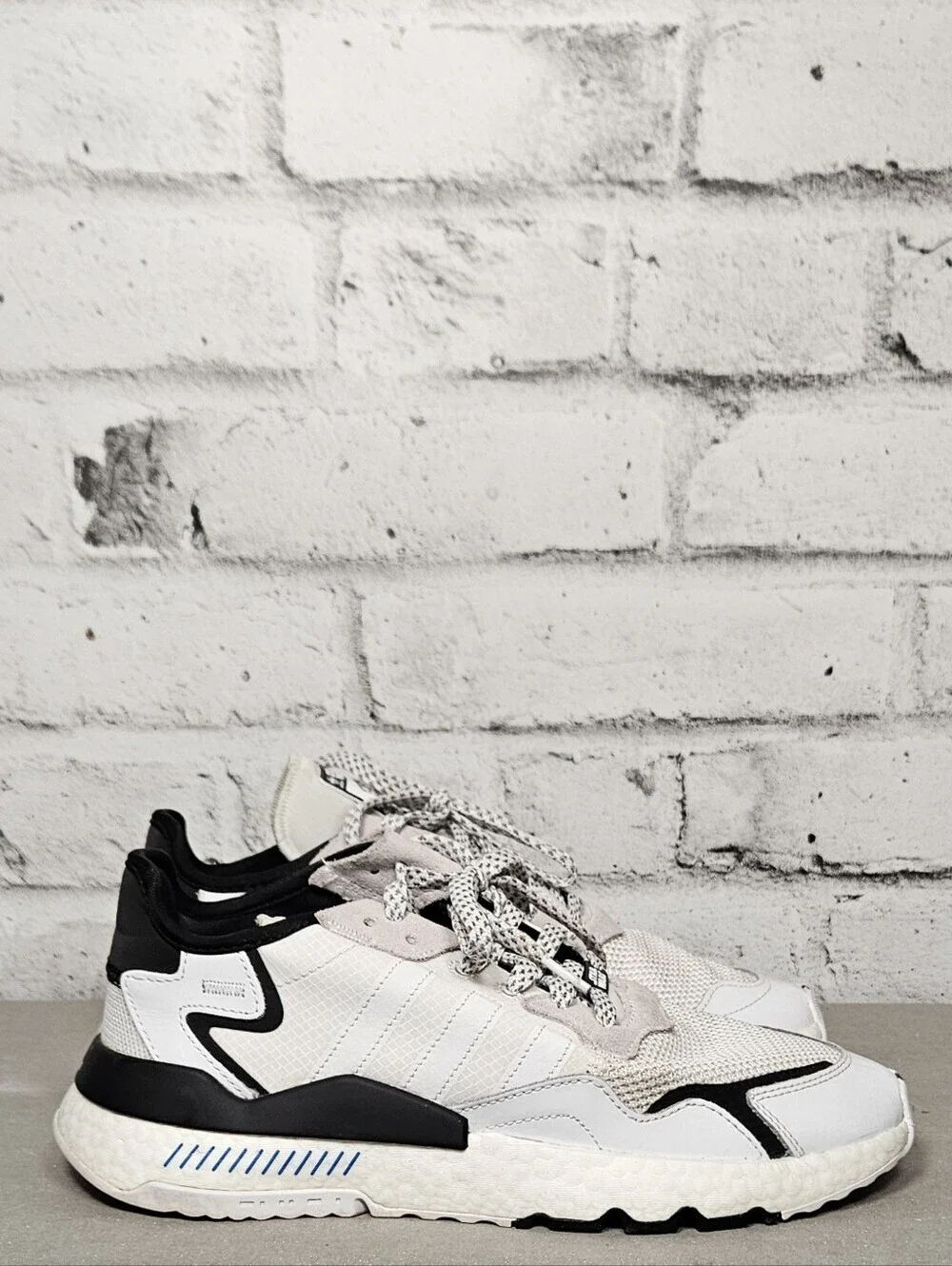Adidas Star Wars Nite Jogger Stormtrooper Sneakers Mens 10 White Black